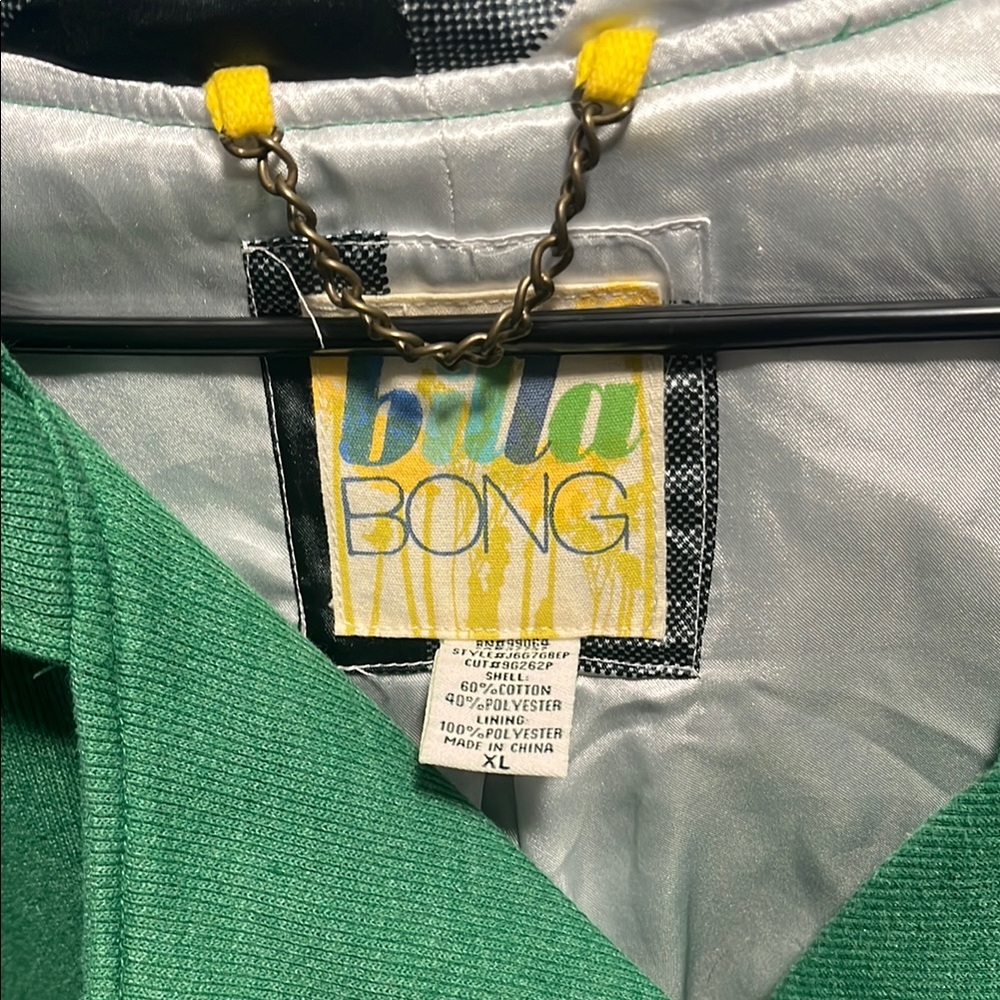 Billabong Green Double-Breasted Jacket - image 5